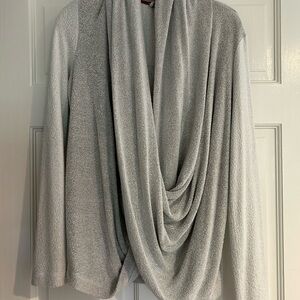 Anthropologie Gray Cowl Neck Sweater